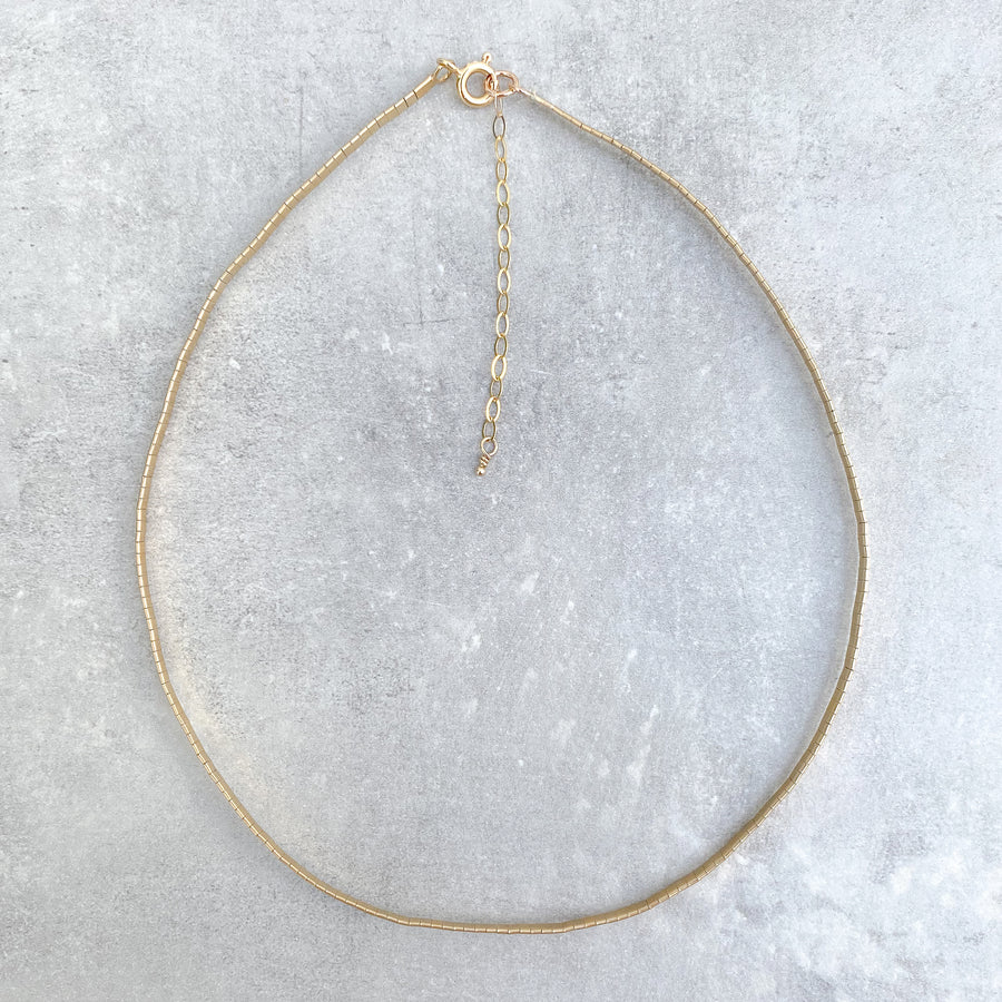 MOLTEN METAL Necklace 14ct Yellow Gold Filled